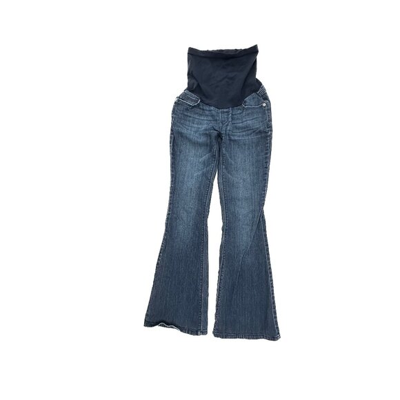 A Pea in the Pod Maternity Bootcut Women's size XS Dark Wash Blue Denim Jeans - Picture 1 of 5